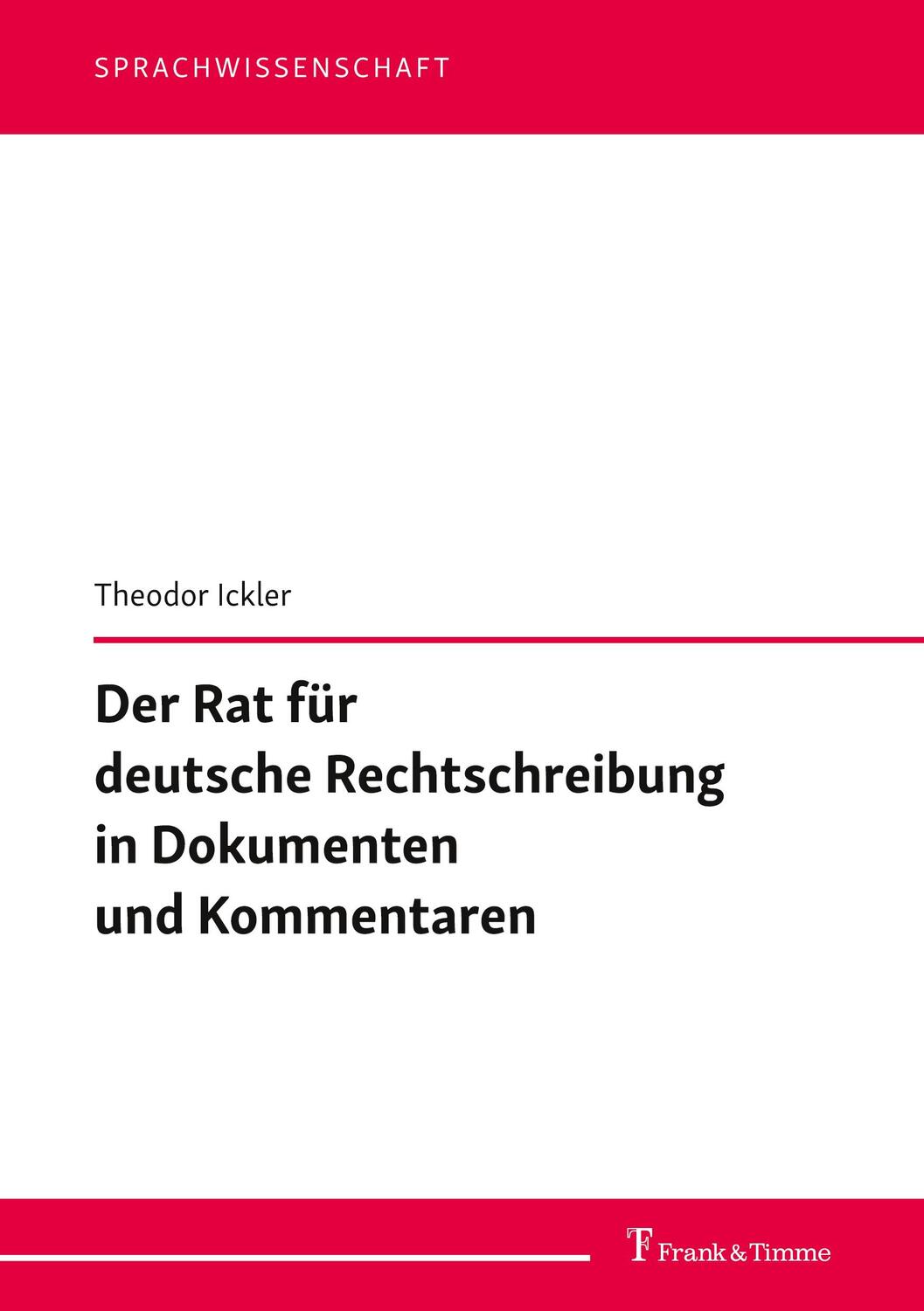 Cover: 9783732907373 | Der Rat für deutsche Rechtschreibung in Dokumenten und Kommentaren