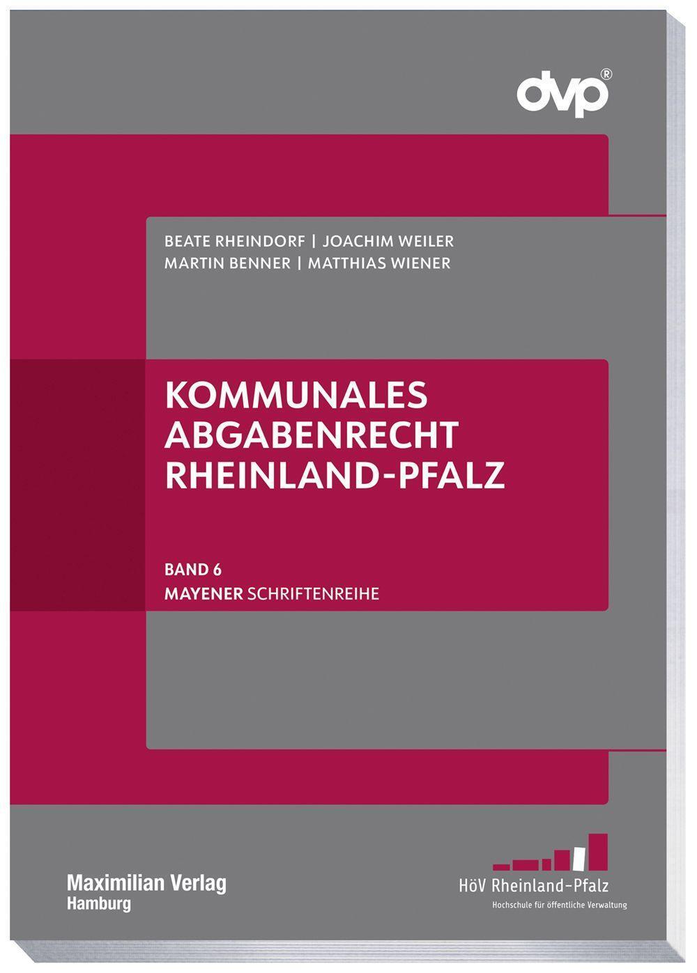 Cover: 9783786914419 | Kommunales Abgabenrecht Rheinland-Pfalz | Beate Rheindorf (u. a.)