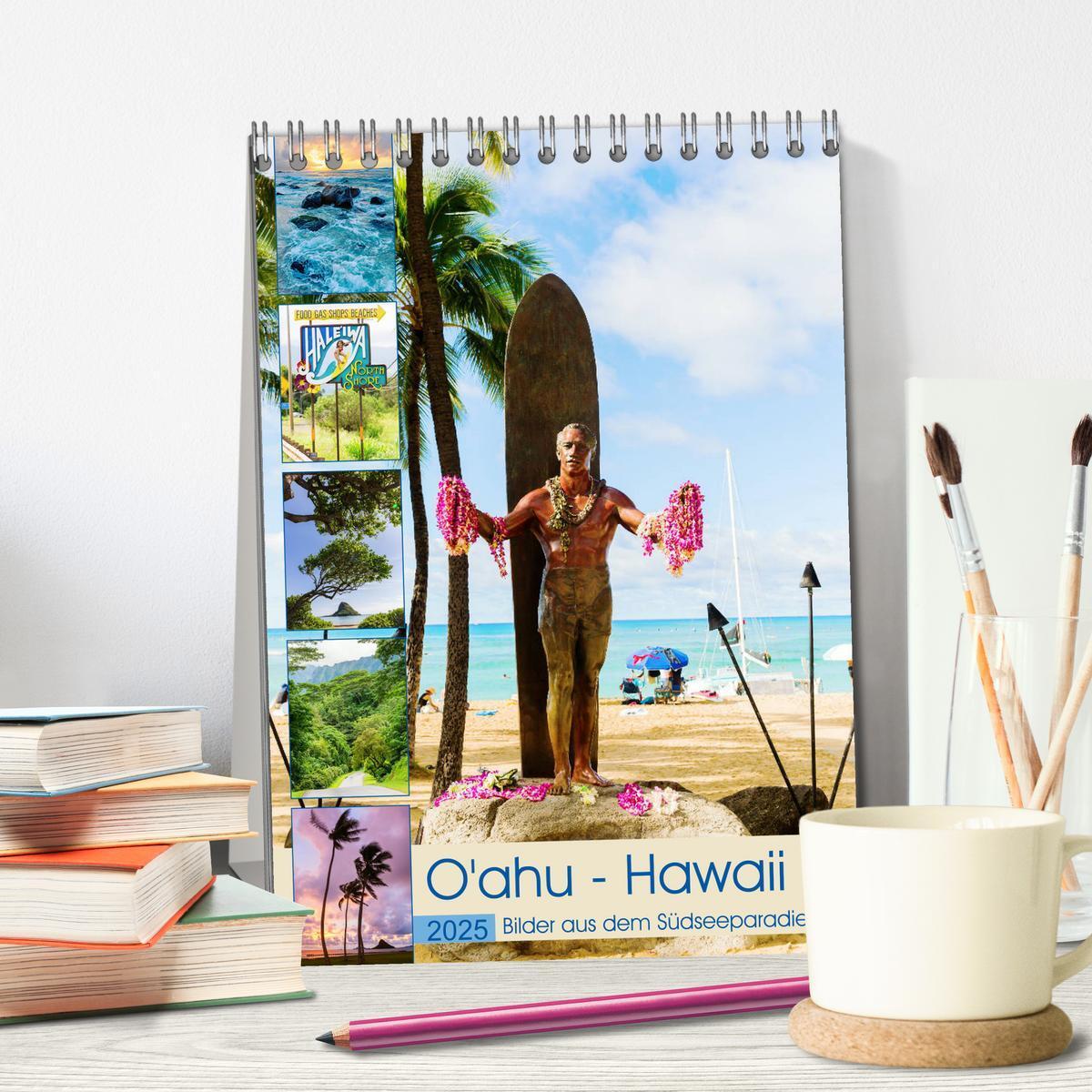 Bild: 9783435952496 | O'ahu - Hawaii, Bilder aus dem Südseeparadies (Tischkalender 2025...