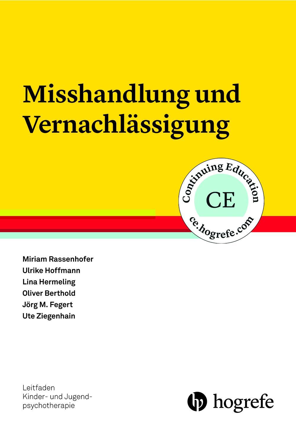 Cover: 9783801726683 | Misshandlung und Vernachlässigung | Miriam Rassenhofer (u. a.) | Buch