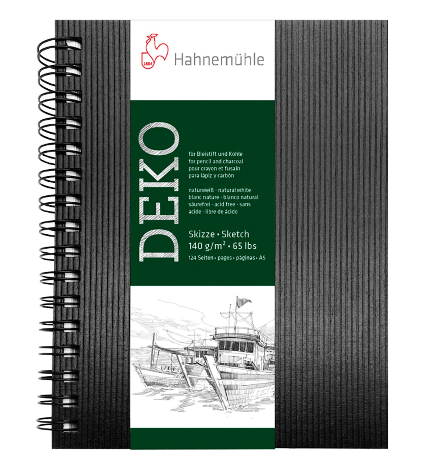 Cover: 4011367282875 | Hahnemühle Papier Skizzenbuch Deko, DIN A 5 Hochformat, 140 g/m²