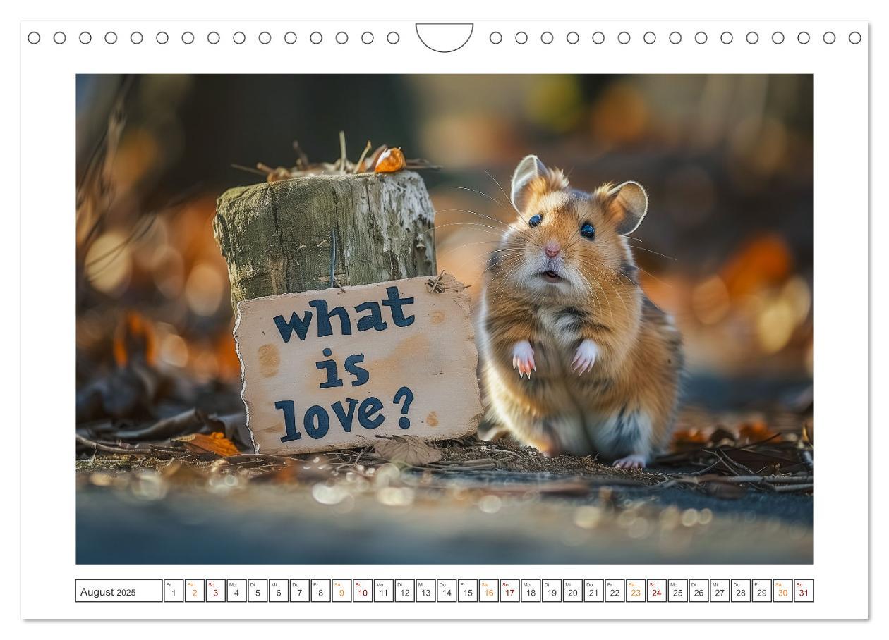 Bild: 9783435069958 | Lustige Hamster (Wandkalender 2025 DIN A4 quer), CALVENDO...