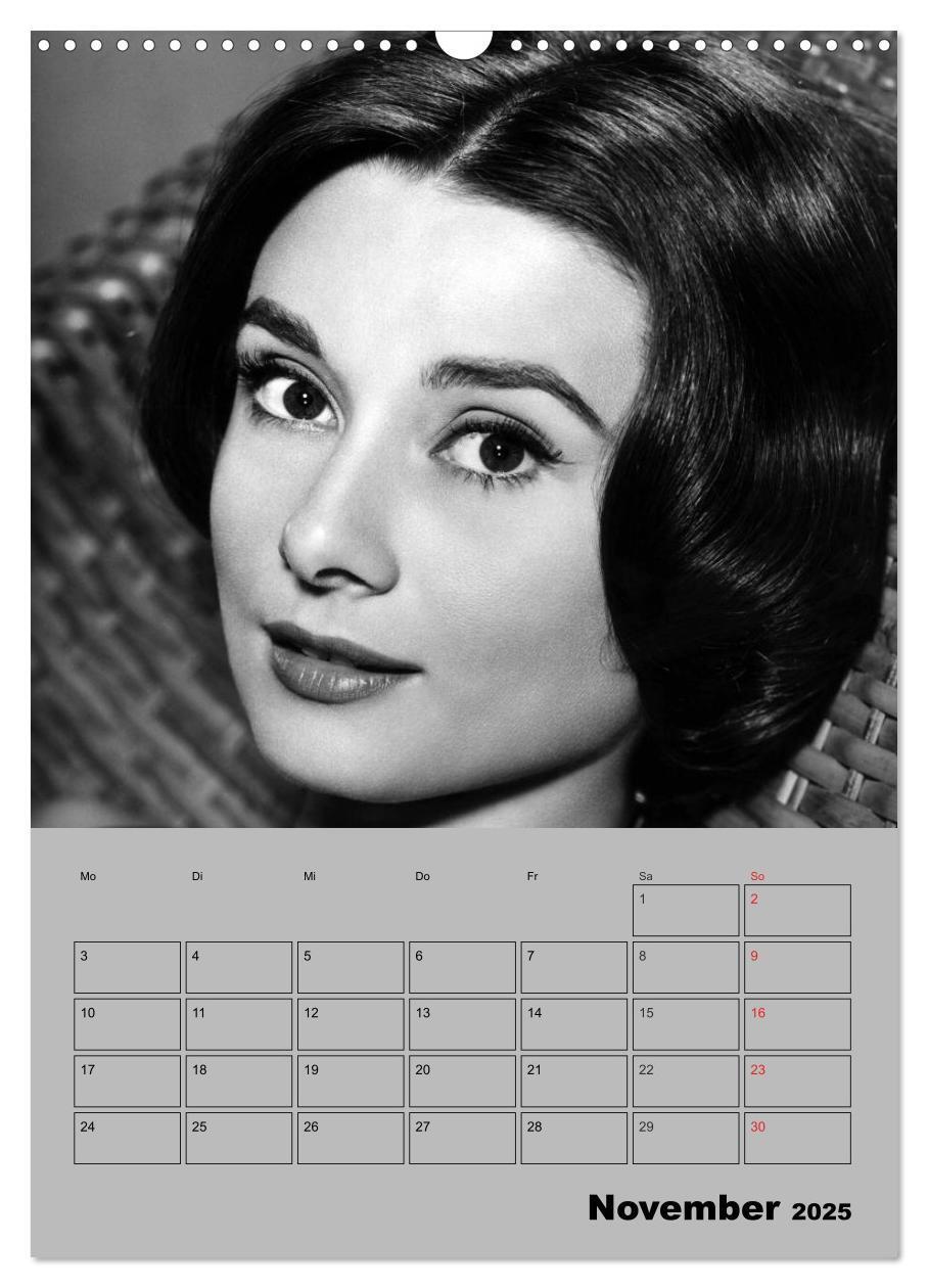 Bild: 9783457023556 | Hollywood-Diva. Audrey Hepburn (Wandkalender 2025 DIN A3 hoch),...