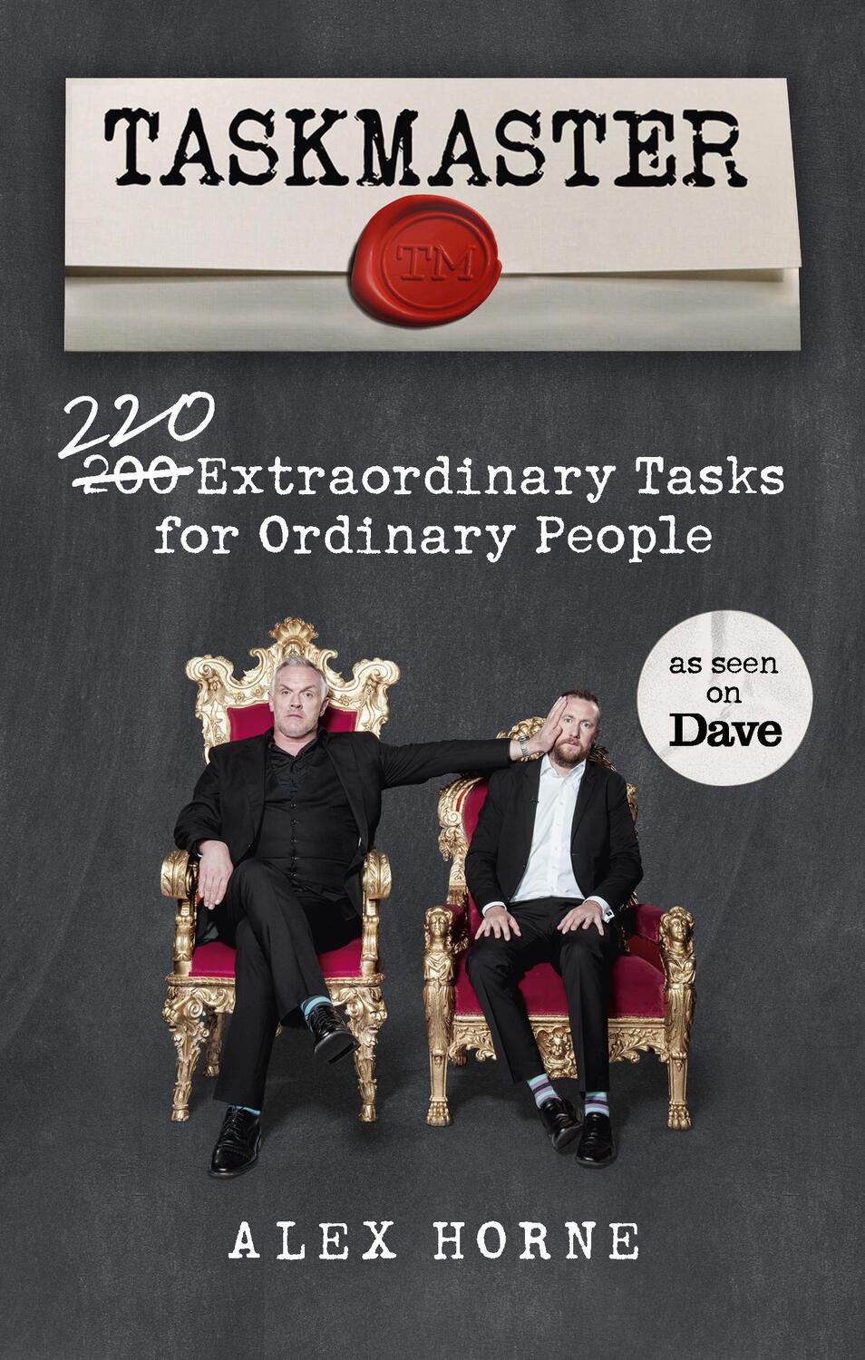 Cover: 9781785944680 | Taskmaster | 220 Extraordinary Tasks for Ordinary People | Alex Horne