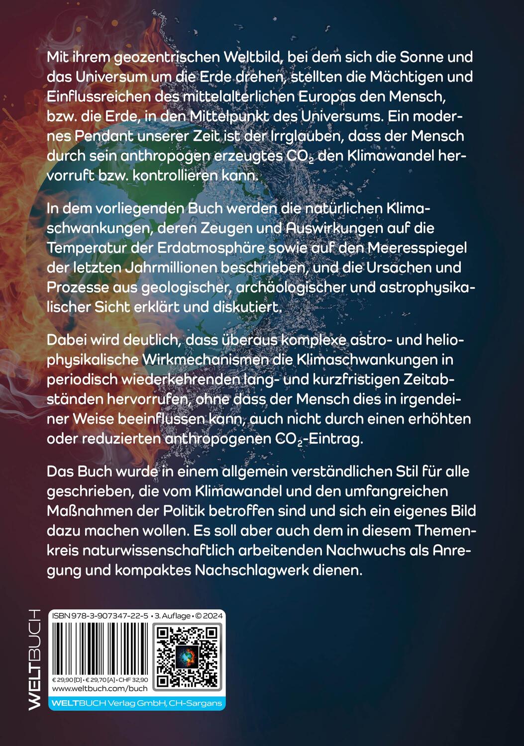 Rückseite: 9783907347225 | Der natürliche Klimawandel | Stefan Uhlig | Taschenbuch | Deutsch