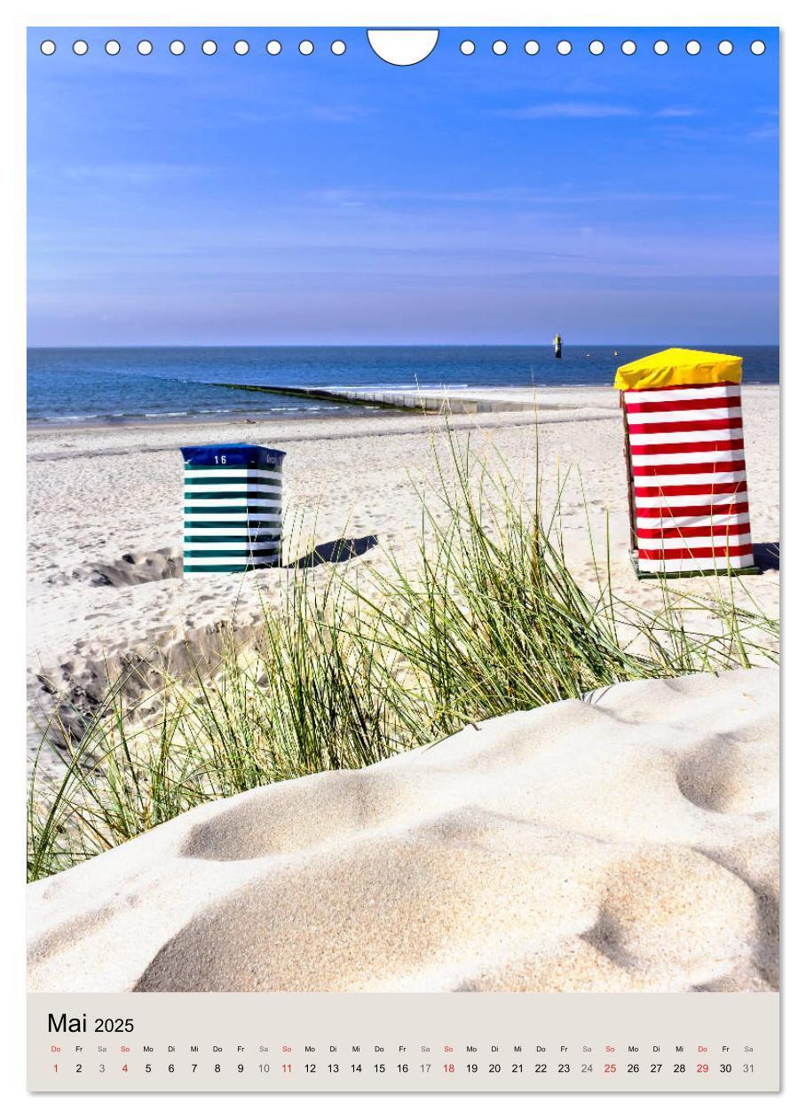 Bild: 9783435972050 | Borkum Strandspaziergang (Wandkalender 2025 DIN A4 hoch), CALVENDO...