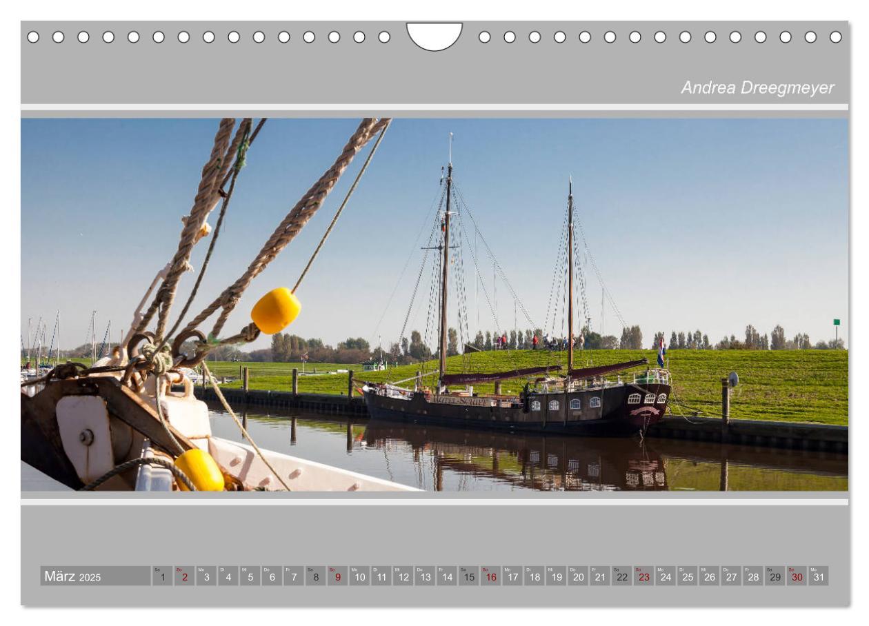 Bild: 9783435417568 | Greetsiel-Panorama (Wandkalender 2025 DIN A4 quer), CALVENDO...