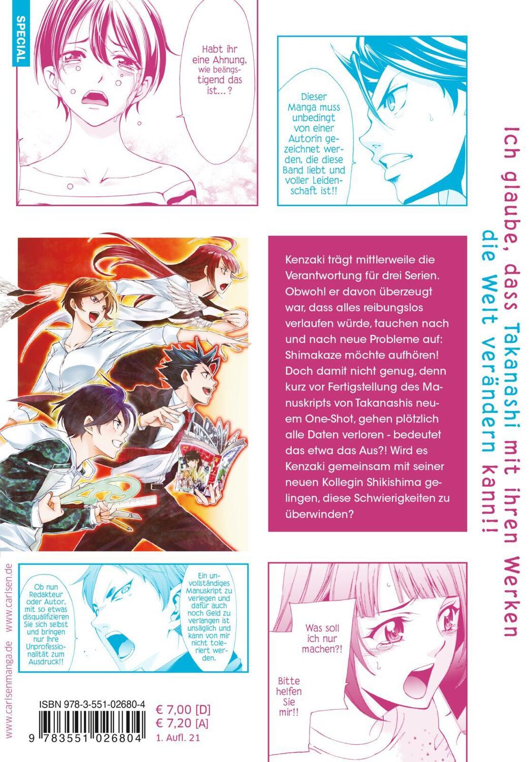 Rückseite: 9783551026804 | Weekly Shonen Hitman 5 | die Manga-Redaktions-Romcom | Kouji Seo