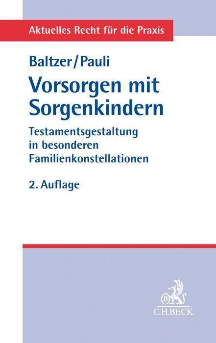 Cover: 9783406712623 | Vorsorgen mit Sorgenkindern | Peter Baltzer (u. a.) | Taschenbuch