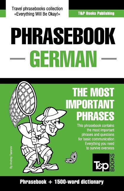 Cover: 9781787672260 | English-German phrasebook and 1500-word dictionary | Andrey Taranov