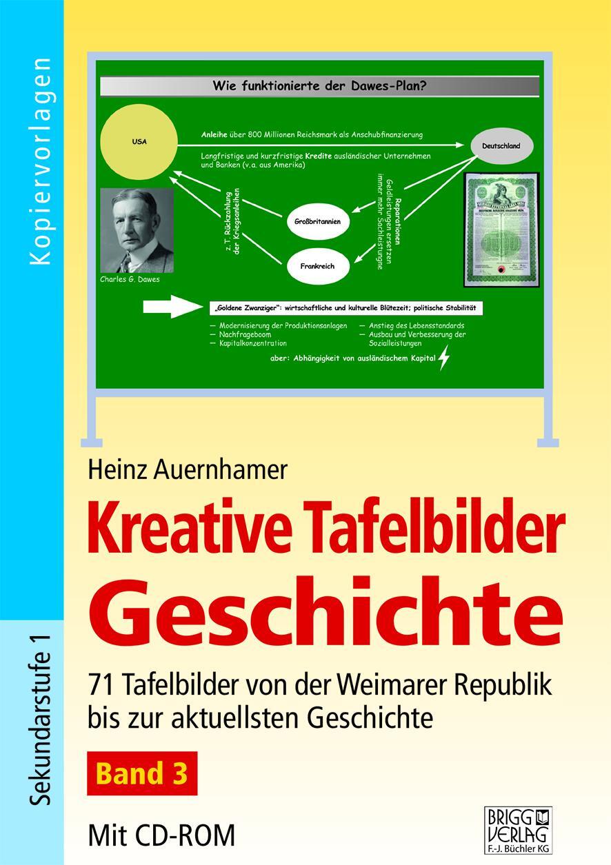 Cover: 9783956601330 | Kreative Tafelbilder Geschichte - Band 3 | Heinz Auernhamer | Buch