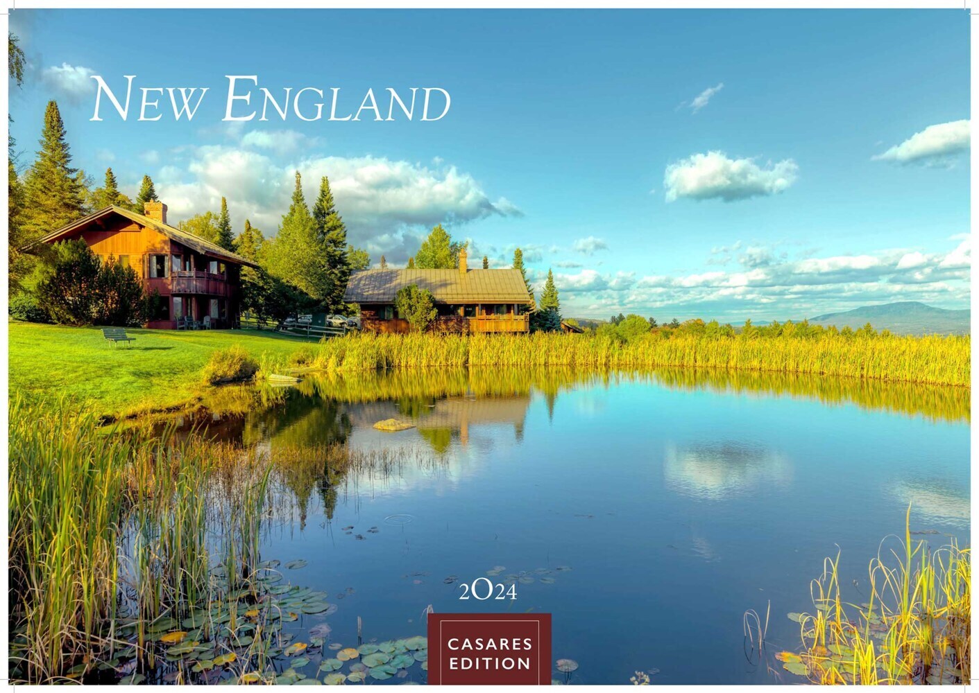 Cover: 9789918621293 | New England 2024 L 35x50cm | Kalender | 14 S. | Deutsch | 2024