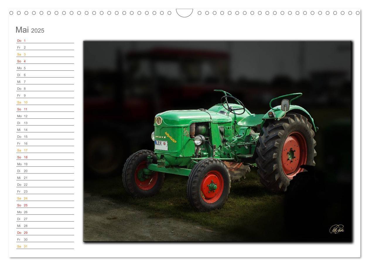 Bild: 9783435634514 | Oldtimer - geliebte Trecker (Wandkalender 2025 DIN A3 quer),...