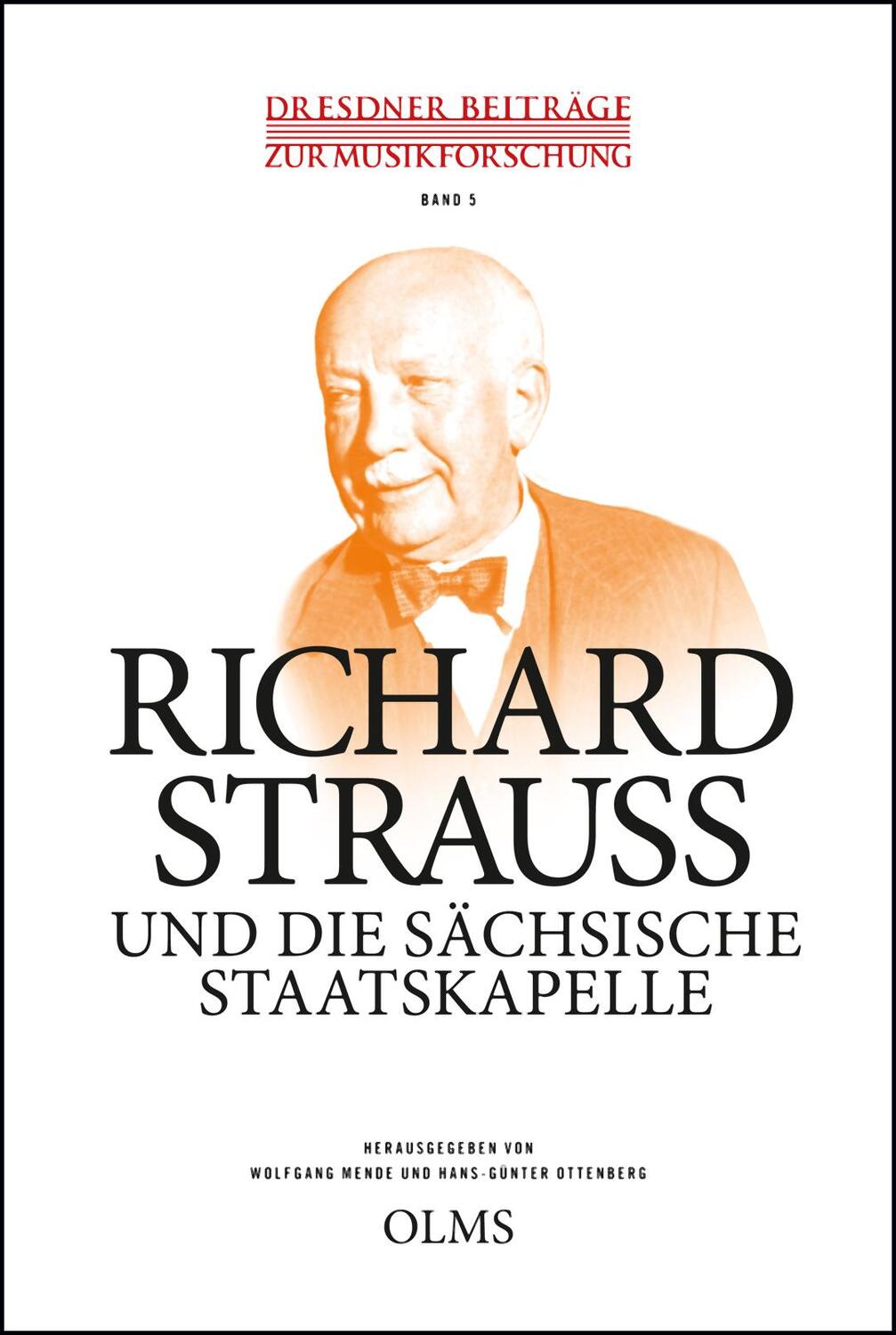 Cover: 9783487157016 | Richard Strauss und die Sächsische Staatskapelle | Wolfgang Mende