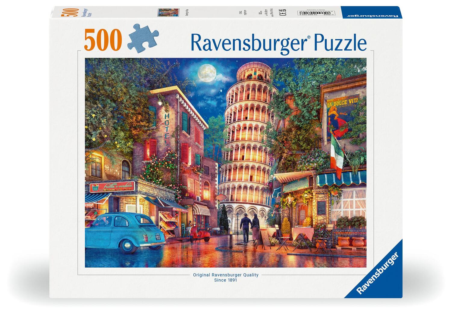 Cover: 4005555007098 | Ravensburger Puzzle 12000709 - Abends in Pisa - 500 Teile Puzzle...