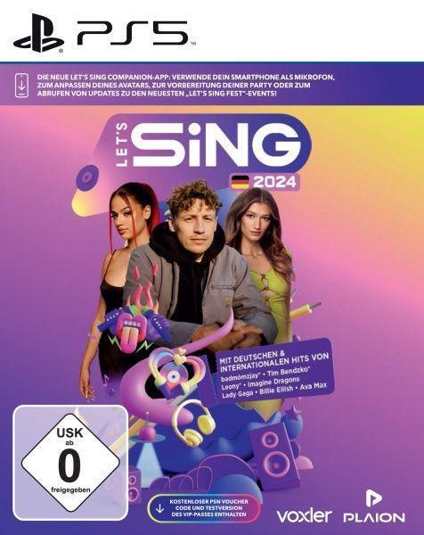 Cover: 4020628611910 | Let's Sing 2024 German Version (PlayStation PS5) | DVD-ROM | Deutsch