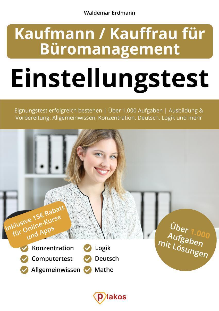 Cover: 9783948144869 | Einstellungstest Kaufmann / Kauffrau für Büromanagement | Erdmann