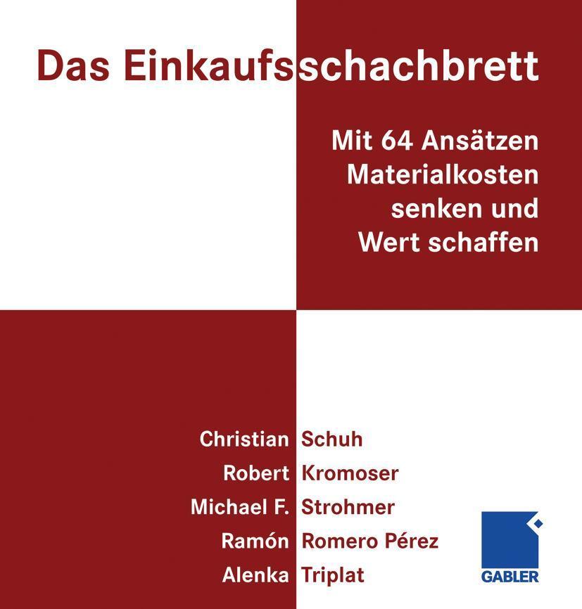 Cover: 9783834911797 | Das Einkaufsschachbrett | Christian Schuh (u. a.) | Buch | Deutsch