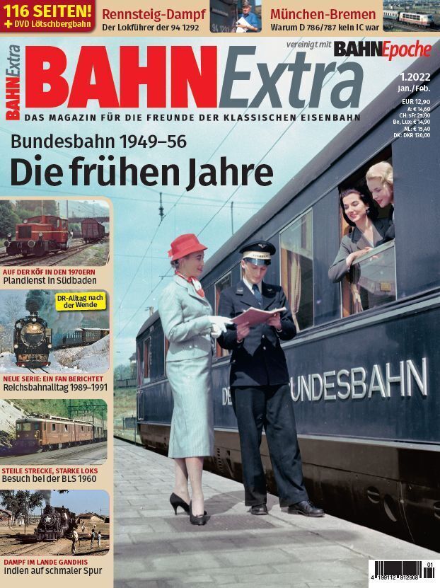 Cover: 9783956131554 | Bundesbahn 1949-56. Die frühen Jahre | Bahn Extra 1-2022 | Broschüre