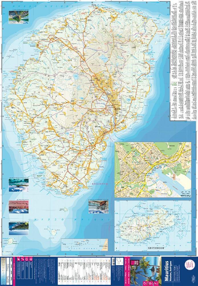 Bild: 9783831774470 | Reise Know-How Landkarte Mauritius, Réunion, Rodrigues (1:90.000)