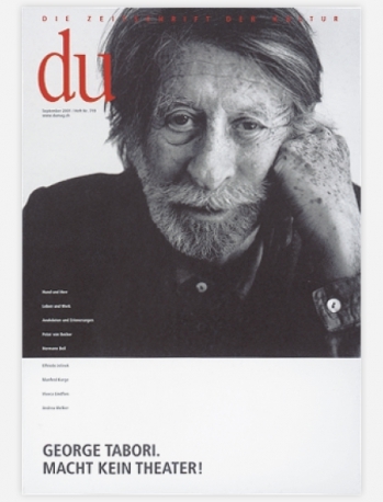 Cover: 9783908515524 | du - Zeitschrift für Kultur / George Tabori | DU Kulturmedien AG