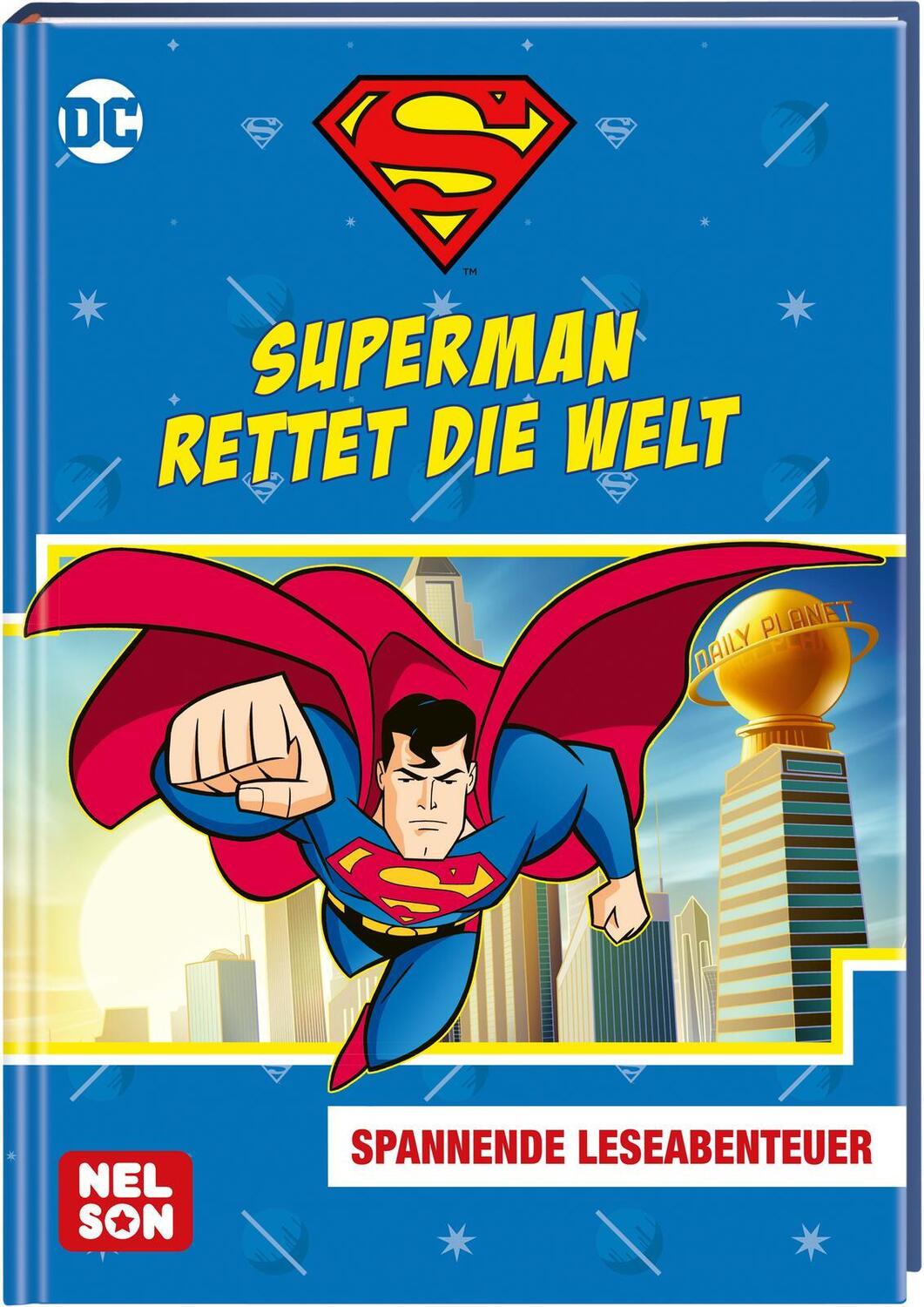 Cover: 9783845123554 | DC Superhelden: Superman rettet die Welt | Buch | DC Universum | 2023
