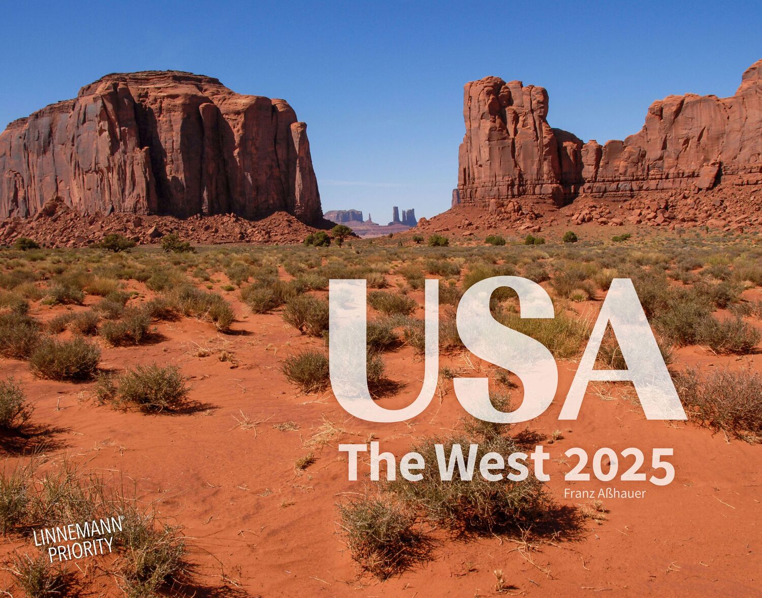 Cover: 9783862923311 | USA The West 2025 Großformat-Kalender 58 x 45,5 cm | Linnemann Verlag