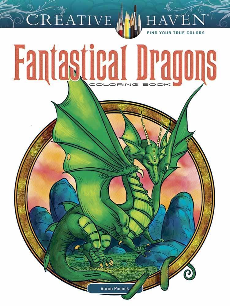 Cover: 9780486812694 | Creative Haven Fantastical Dragons Coloring Book | Aaron Pocock | Buch