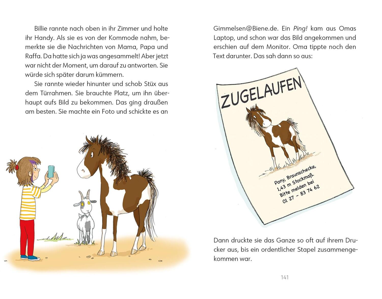 Bild: 9783833745744 | Billie & Stüx. Ein Pony fällt vom Himmel | Dorothée Böhlke | Buch
