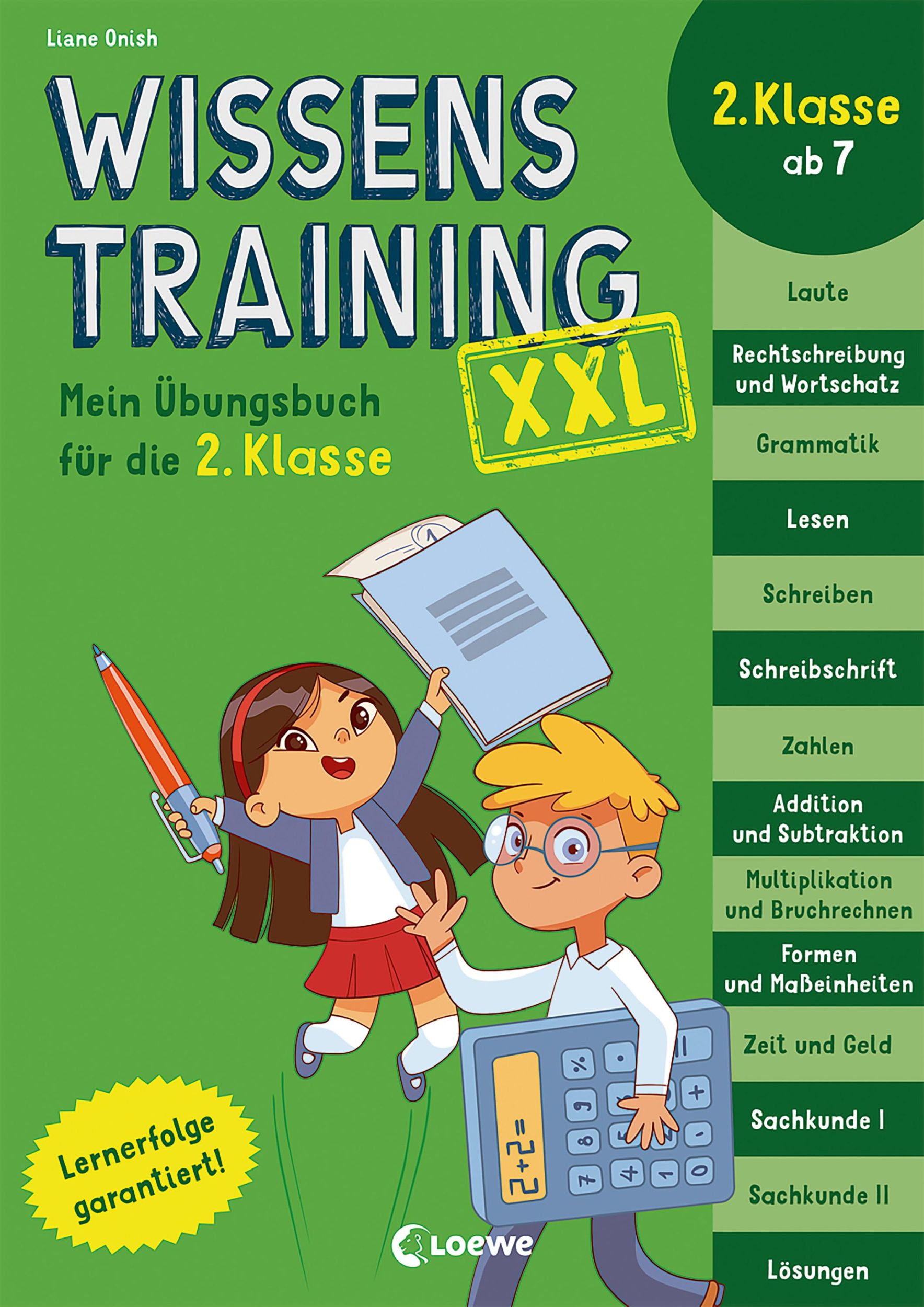 Cover: 9783743213142 | Wissenstraining XXL - Mein Übungsbuch für die 2. Klasse | Liane Onish