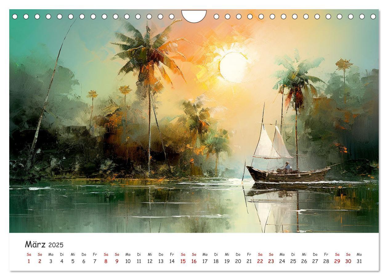 Bild: 9783457143452 | Karibisches Flair (Wandkalender 2025 DIN A4 quer), CALVENDO...