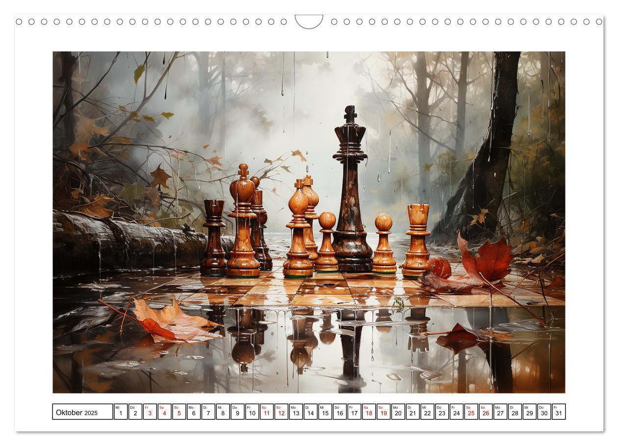 Bild: 9783383877377 | Schach Matt (Wandkalender 2025 DIN A3 quer), CALVENDO Monatskalender