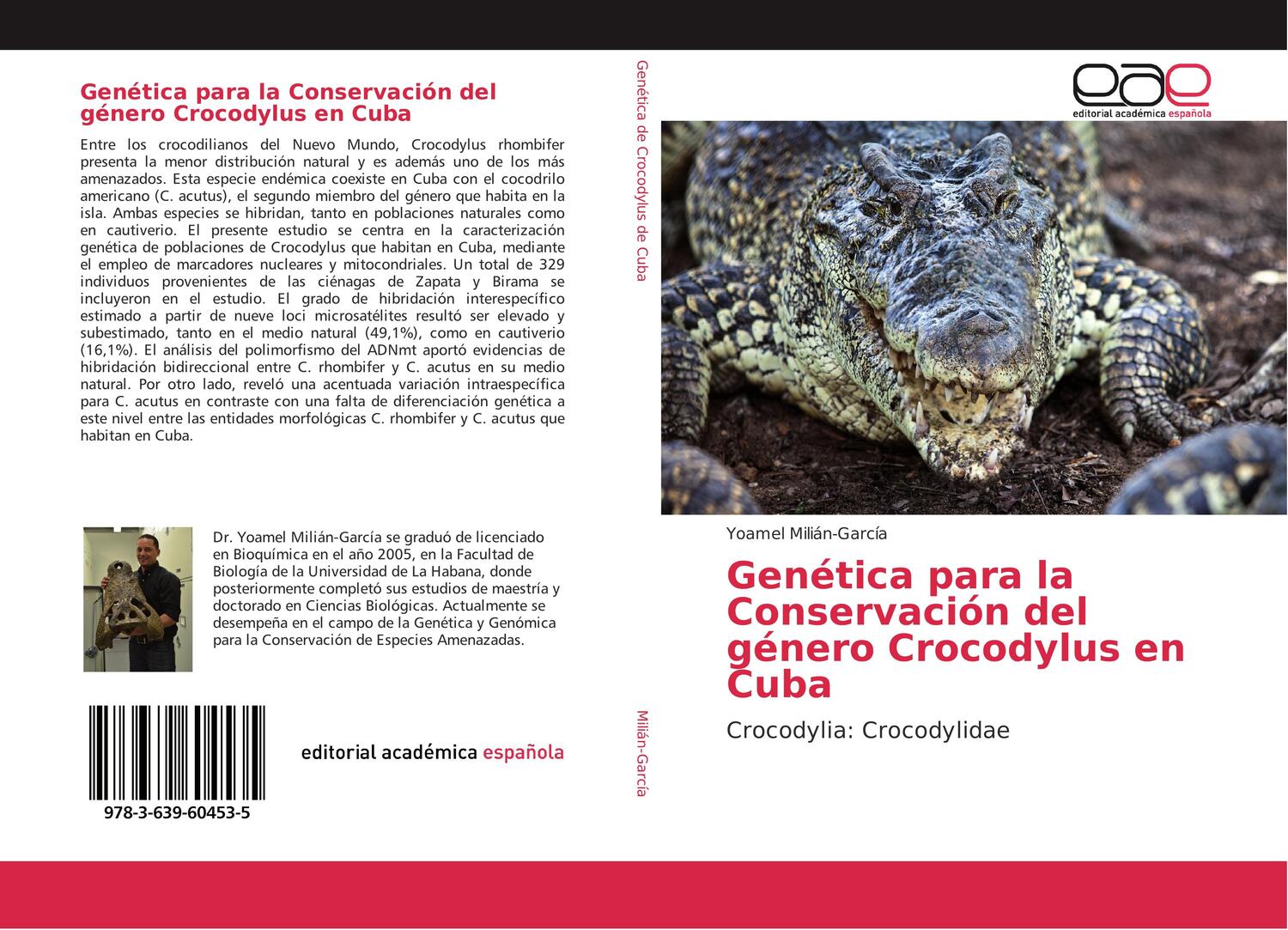 Cover: 9783639604535 | Genética para la Conservación del género Crocodylus en Cuba | Buch