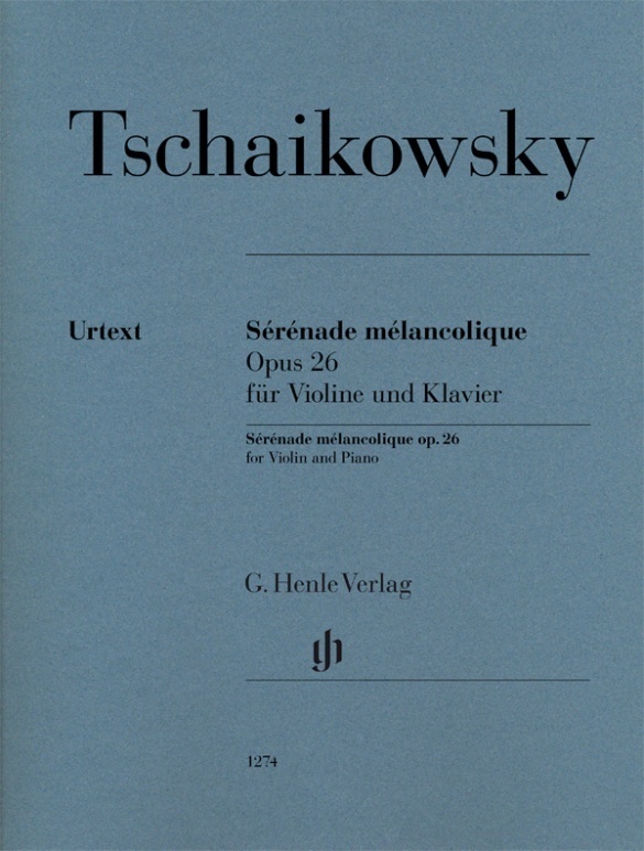 Cover: 9790201812748 | Peter Iljitsch Tschaikowsky - Sérénade mélancolique op. 26 | Komarov