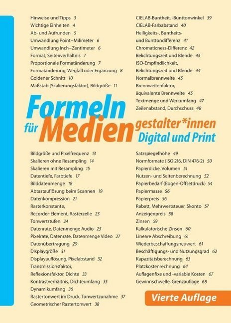 Cover: 9783734587399 | Formeln für Mediengestalter*innen Digital und Print | Ulrich Paasch