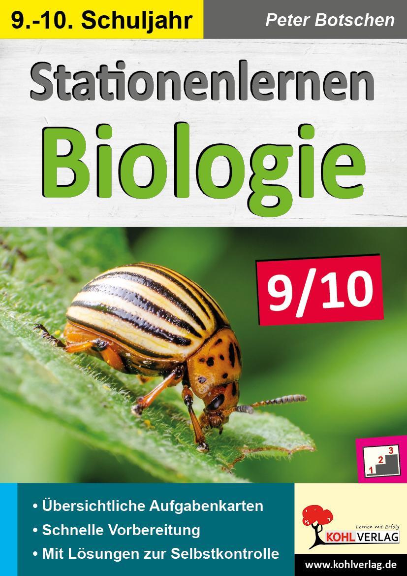 Cover: 9783966240208 | Stationenlernen Biologie 9/10 | Peter Botschen | Taschenbuch | Deutsch