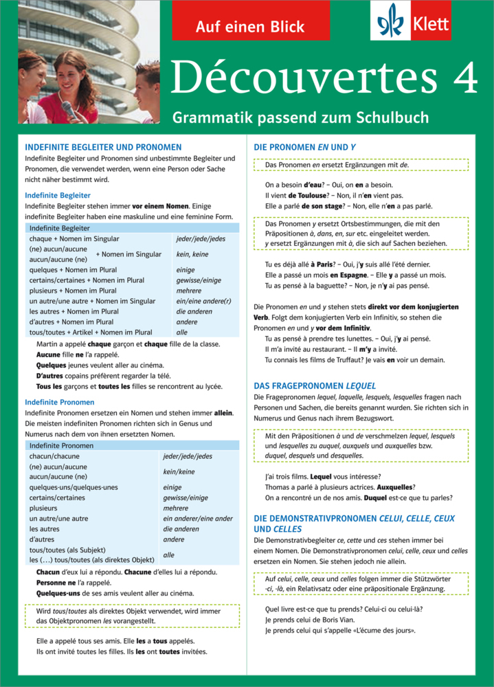 Cover: 9783129260722 | Auf einen Blick: Grammatik passend zum Schulbuch | Ursula Bachhausen