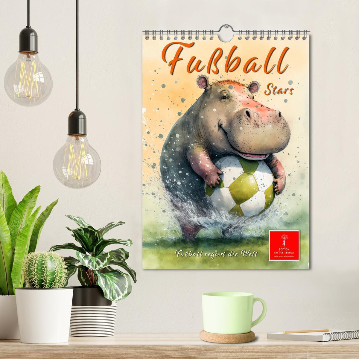 Bild: 9783435885602 | Fußball Stars - Fußball regiert die Welt (Wandkalender 2025 DIN A4...