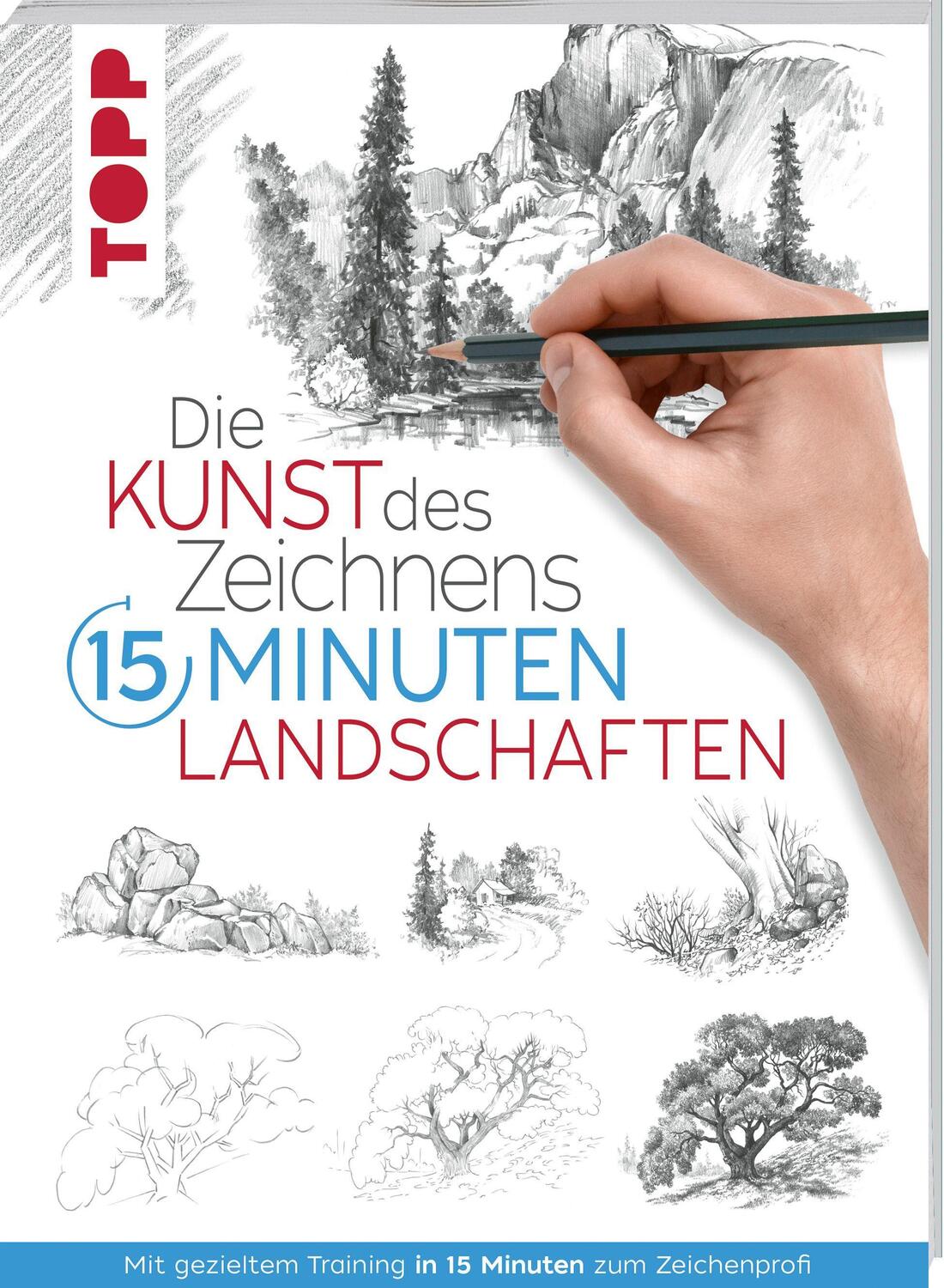 Cover: 9783772447730 | Die Kunst des Zeichnens 15 Minuten - Landschaften | Frechverlag | Buch