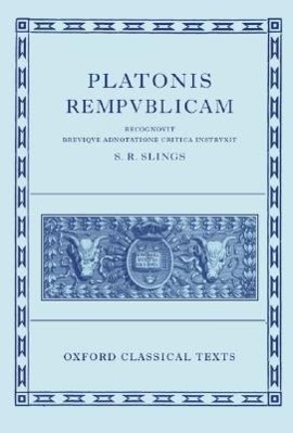 Cover: 9780199248490 | Platonis Rempvblicam | S. R. Slings | Buch | Oxford Classical Texts