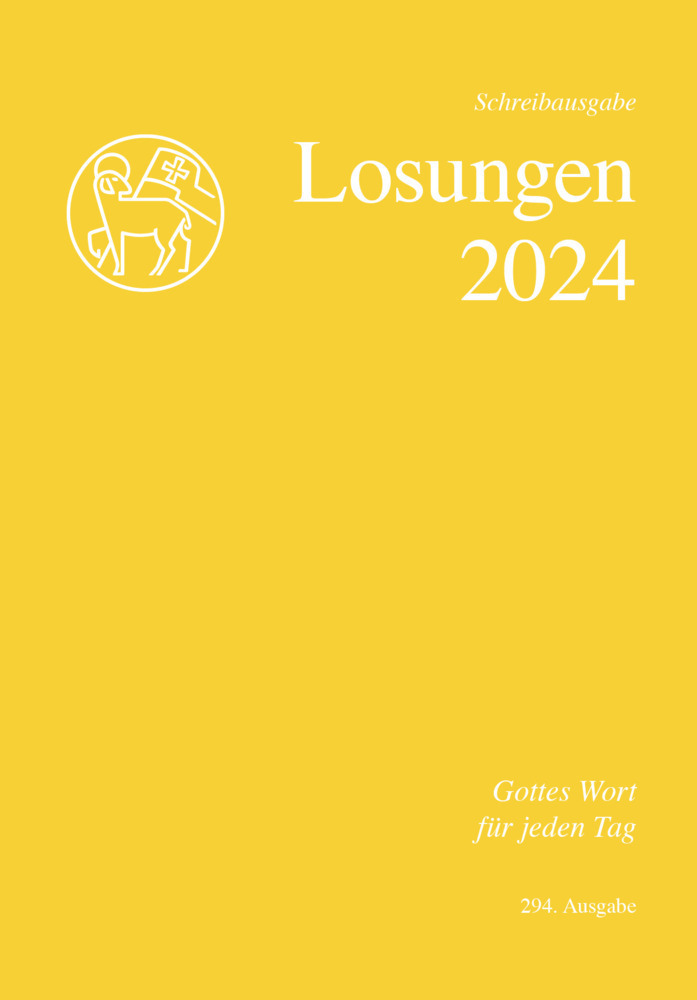 Cover: 9783724526117 | Losungen Schweiz 2024 / Die Losungen 2024 | Schreibausgabe. Schweiz