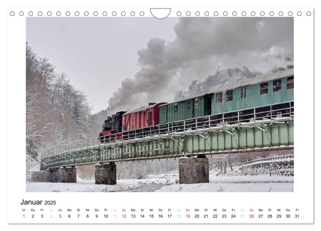 Bild: 9783435561186 | Mit der Eisenbahn in die Fränkische Schweiz (Wandkalender 2025 DIN...