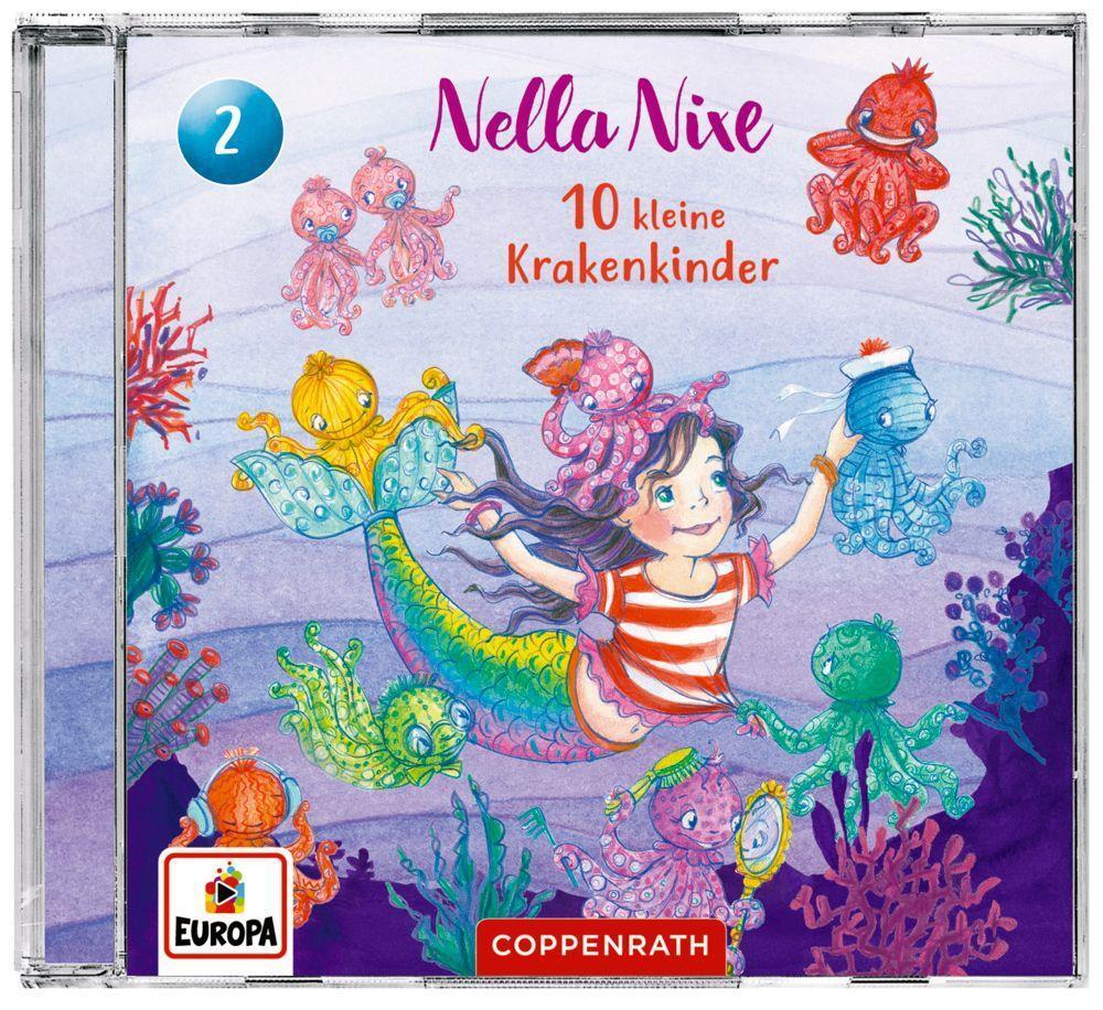 Cover: 4050003724362 | Folge 2: 10 kleine Krakenkinder | Nella Nixe | Audio-CD | Deutsch