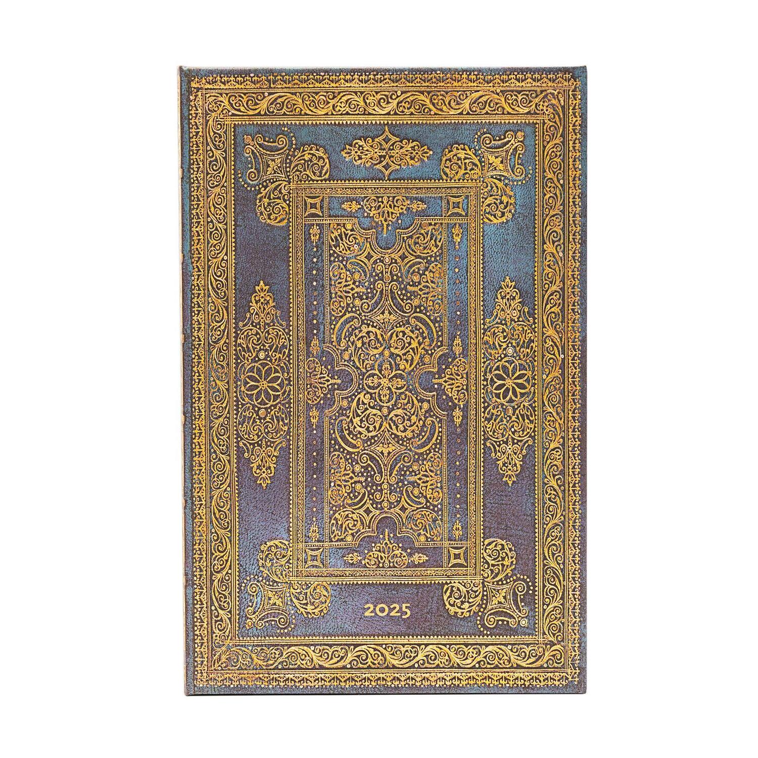 Cover: 9781408756751 | 12-Monatskalender 2025 Blue Luxe, Maxi, Verso | Paperblanks | Buch