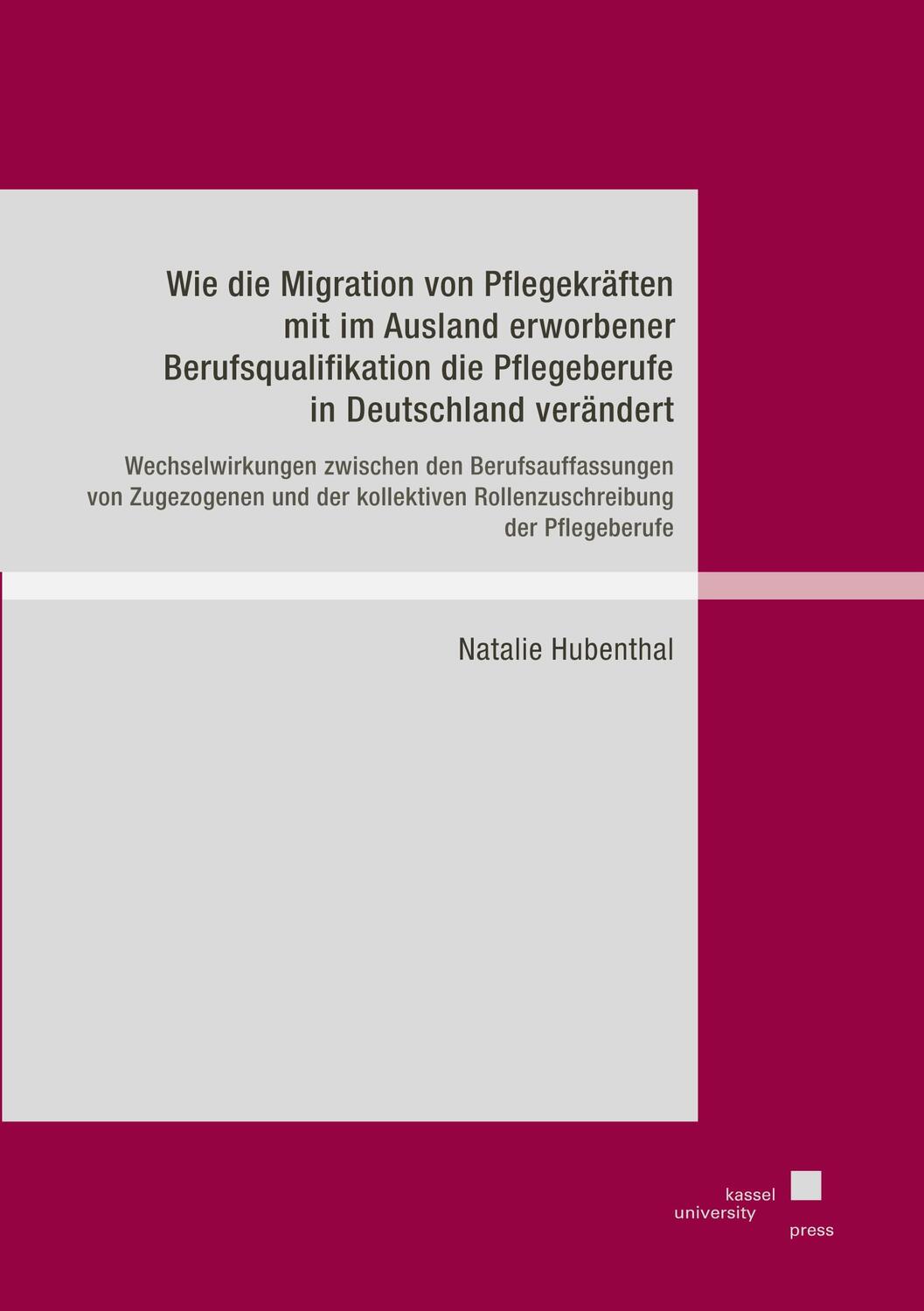 Cover: 9783737609968 | Wie die Migration von Pflegekräften mit im Ausland erworbener...