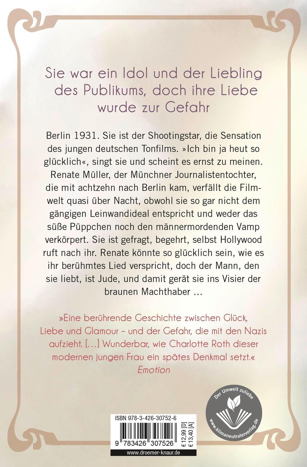 Rückseite: 9783426307526 | Ich bin ja heut so glücklich | Charlotte Roth | Taschenbuch | 416 S.