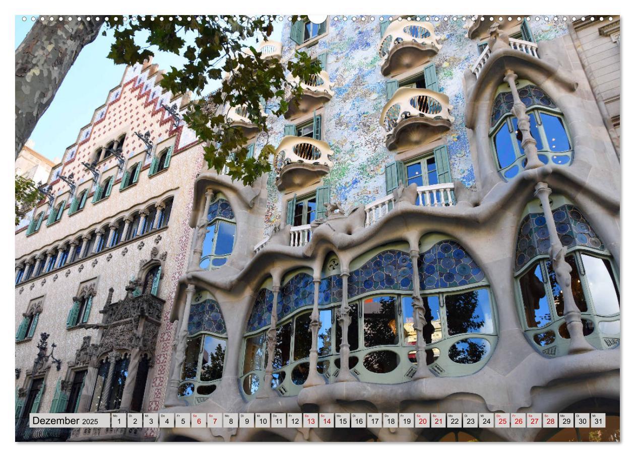 Bild: 9783383930515 | Ein bisschen GAUDI in Barcelona (Wandkalender 2025 DIN A2 quer),...