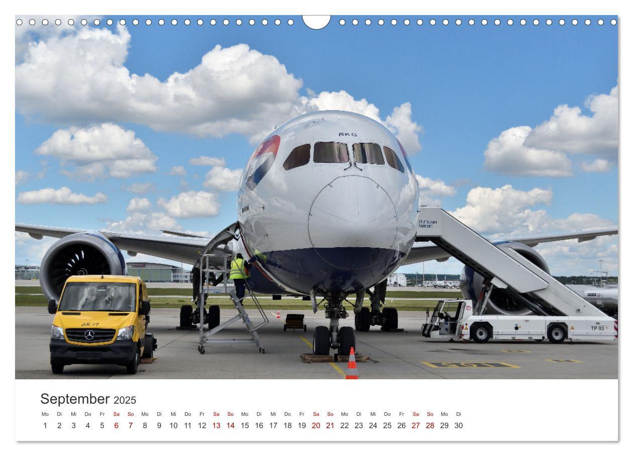 Bild: 9783435042074 | Ein Jahr am Flughafen Stuttgart (Wandkalender 2025 DIN A3 quer),...