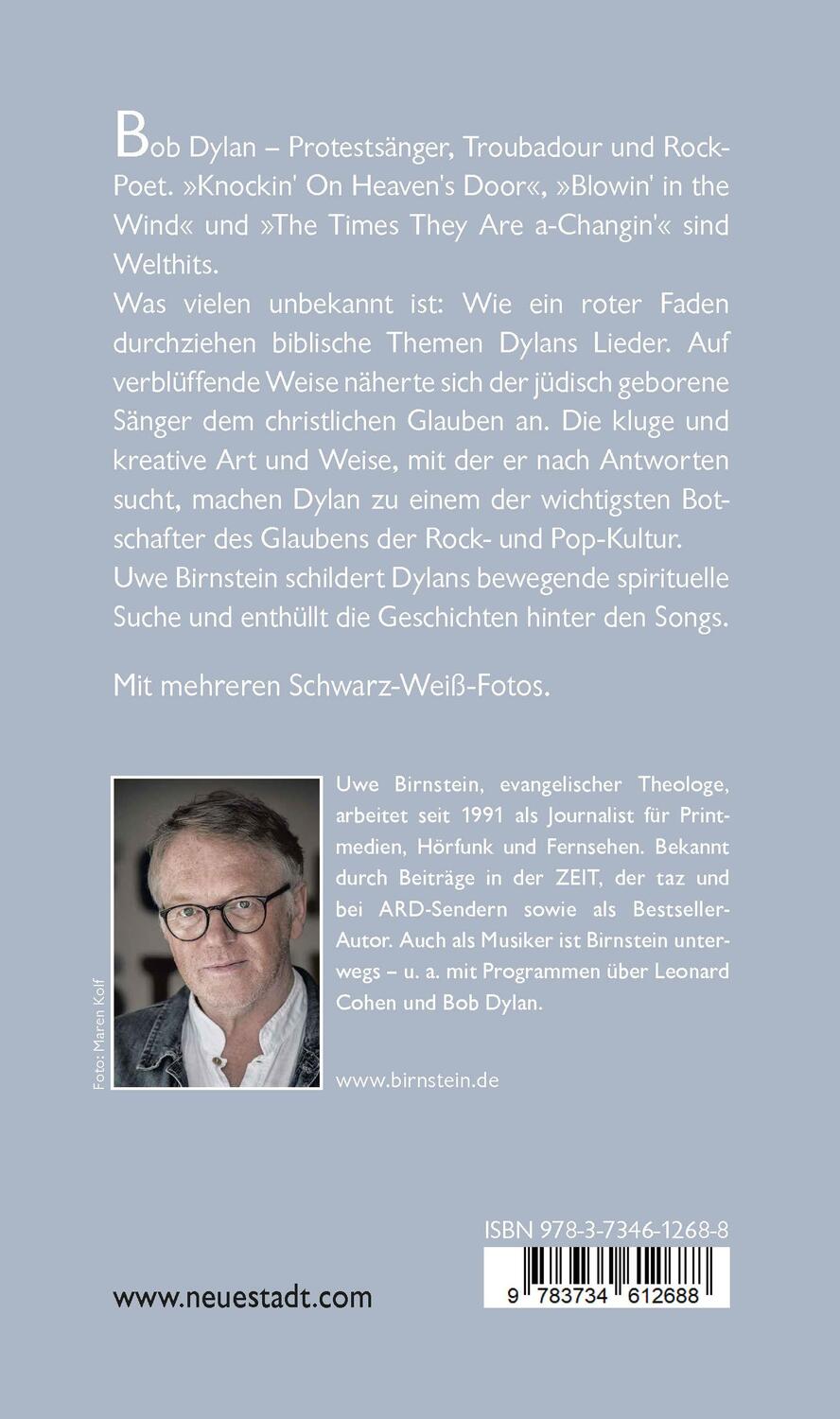 Rückseite: 9783734612688 | Forever Young, Bob Dylan! | Uwe Birnstein | Buch | 192 S. | Deutsch