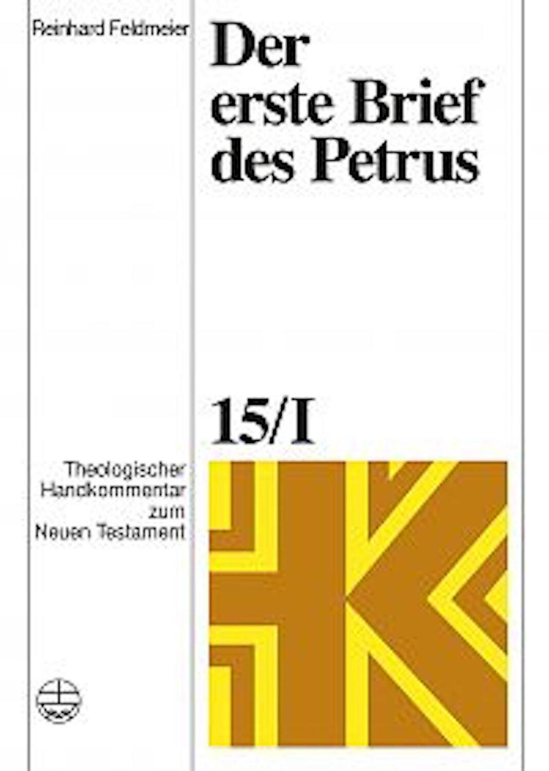 Cover: 9783374023233 | Der erste Brief des Petrus 1 | Reinhard Feldmeier | Buch | Deutsch